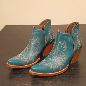 Ariat Dixon Agate Green ankle boots